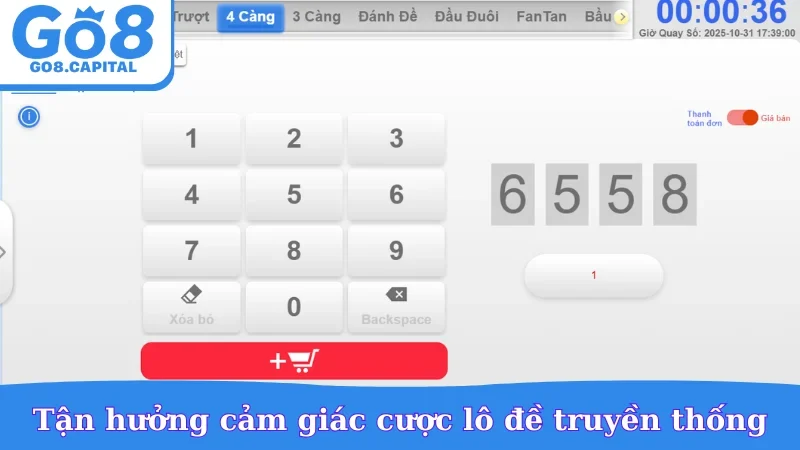 Tận hưởng cảm giác cược lô đề truyền thống